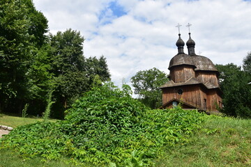 Lublin skansen drewniana cerkiew © Barbara Bajorek