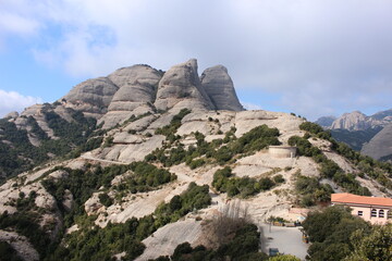 モンセラートの岩山