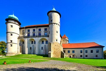 Nowy Wisnicz castle, magnificent residence of the Kmita and Lubomirski families, Poland 