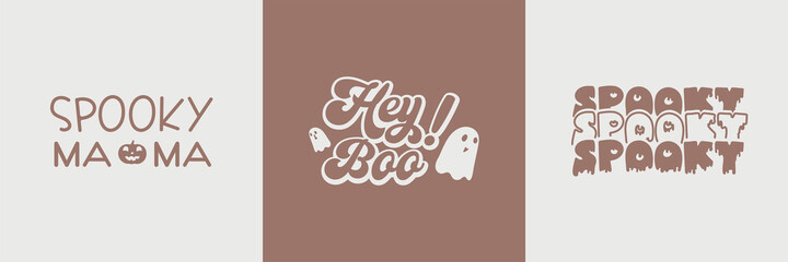 Halloween quote and element design asset for craft, printable, sublimation, card for Cutting Machines, Halloween design for shirt, mug, Tumbler, Bag, Suitable for women, Vector for Trendy women shirts