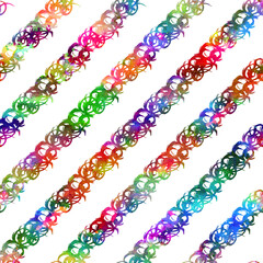 Watercolor Seamless pattern Brush Stripes elegant aquarelle geometric pattern illustration Hand Painted