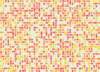 Abstract Geometric Pattern generative computational art illustration