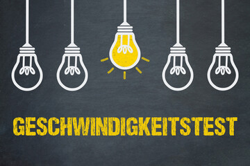 Geschwindigkeitstest 
