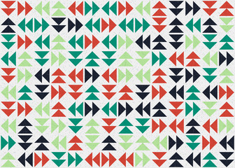 Abstract Geometric Pattern generative computational art illustration