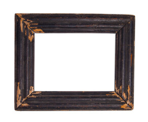 Old rough wooden frame