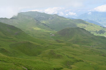 Fototapeta na wymiar Swiss beautiful mountains