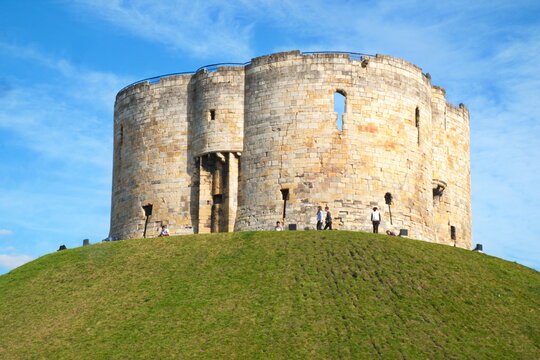 Medieval castle of the city of York, United Kingdom.