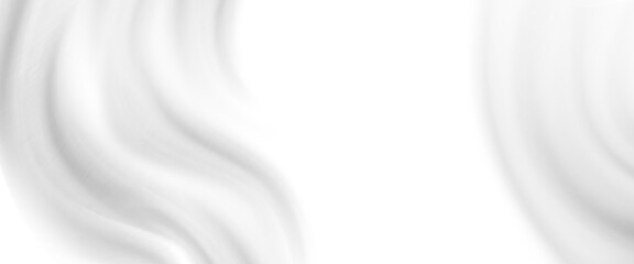 white cloth background abstract with soft waves