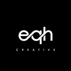 EQH Letter Initial Logo Design Template Vector Illustration