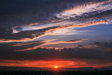 Obraz premium 雲と空