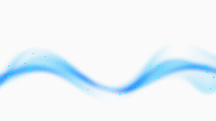 Abstract blue vector background blue wave, blurred motion liquid design.Vector illustration.