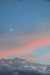 sunset in the sky