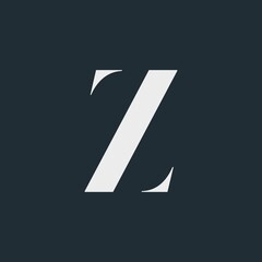 Modern creative monogram initials Z Logo Design