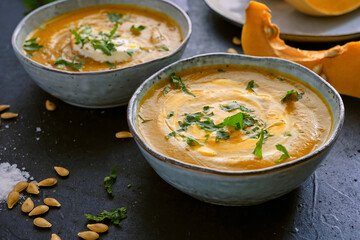 Delicious homemade squash cream