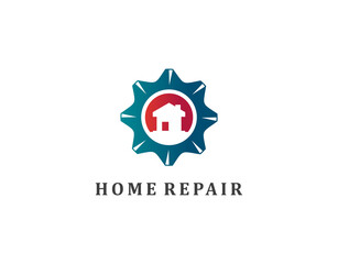 home repair service company logo