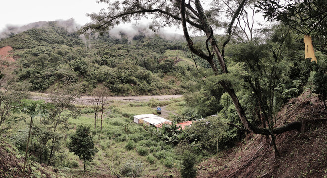Mesmerizing view of a beautiful mountainous landscape in Coroico Los Yungas, La Paz, Bolivia