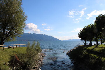 Lago Maggiore as seen from Cannero Riviera