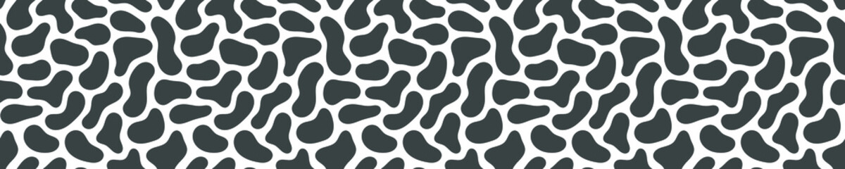Cow skin vector seamless pattern. Abstract skin texture.
