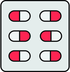 Capsule Vector icon that can easily modify or edit

