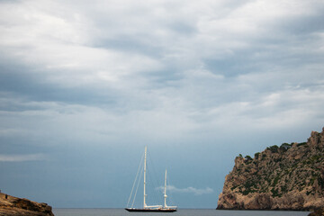 sailboat on the sea