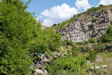 former limestone quarry and current nature reserve Kadzielnia