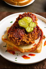 Nashville hot chicken sandwich