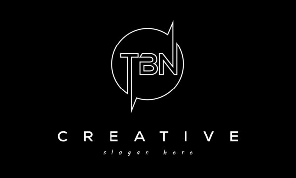 TBN creative circle letters logo design victor	