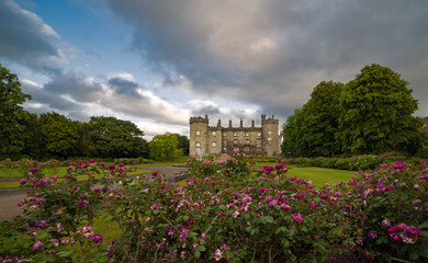 castle in the spring