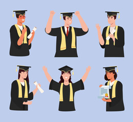 group students graduates