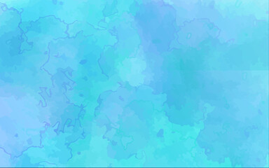 Fototapeta na wymiar Abstract Light blue pastel watercolor background