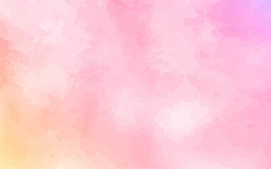 Abstract Pink soft watercolor abstract texture. Vector illustration.