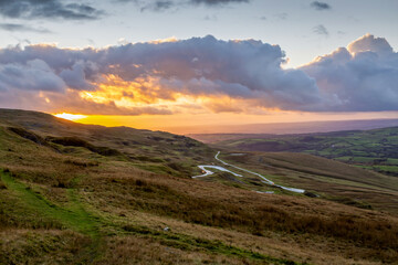 A Black Mountain sunset