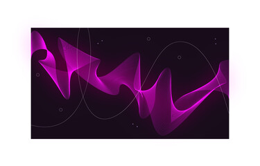 Abstract vector smooth color wave. Blue flow curve motion illustration. Smoke design. Vector lines.