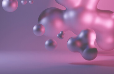 3d rendering background. minimalist liquid background with modern concept