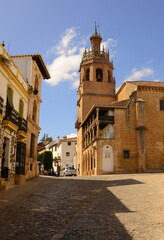 Ronda. Spain. Santa Maria de la Mayor - The main city church. Museum for tourists.