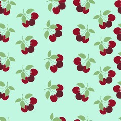 Cherry seamless pattern