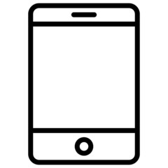 Mobile Vector icon that can easily modify or edit

