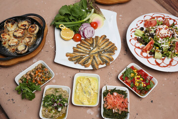 grilled fish and good appetizers