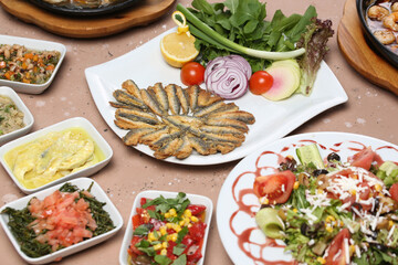 grilled fish and good appetizers