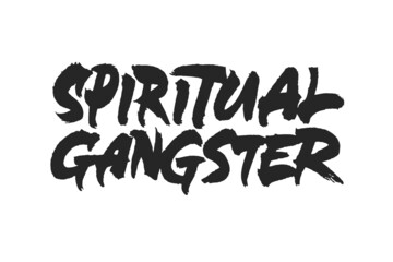 Spiritual Gangster lettering design