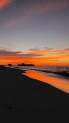 The Maldives Beach Sunset