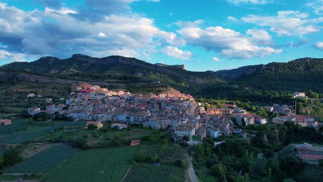 Town of Beceite in the Region of Matarra&ntilde;a. Teruel. Aragon. Spain. Europe