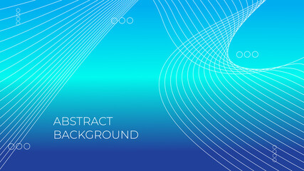 Abstract vector smooth color wave. Blue flow curve motion illustration. Smoke design. Vector lines.