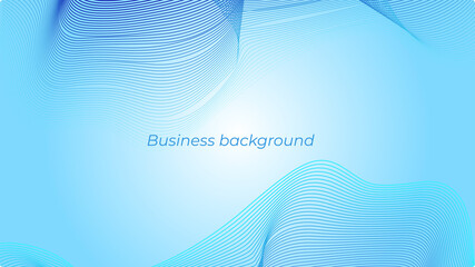 Abstract vector smooth color wave. Blue flow curve motion illustration. Smoke design. Vector lines.