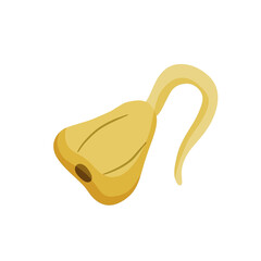 Sprouted buckwheat. Healthy diet and super food. Vegetable sprouts. Grains with roots. Antioxidant and detox. Flat cartoon