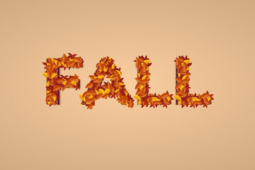 Fall editable text effect | leaf text effect