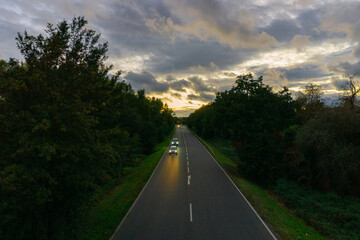 straight Street in the evening