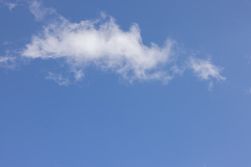 Amazing clouds hanging in the blue sky. Wonderful sunset and a better sunrise with beautiful clouds with a colourful sky.