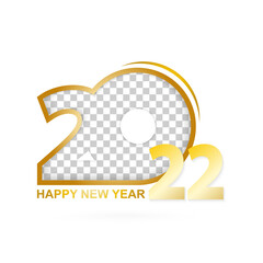 Year 2022 icon with place for your image.