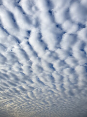 Photo of the sky with beautiful clouds for the background.